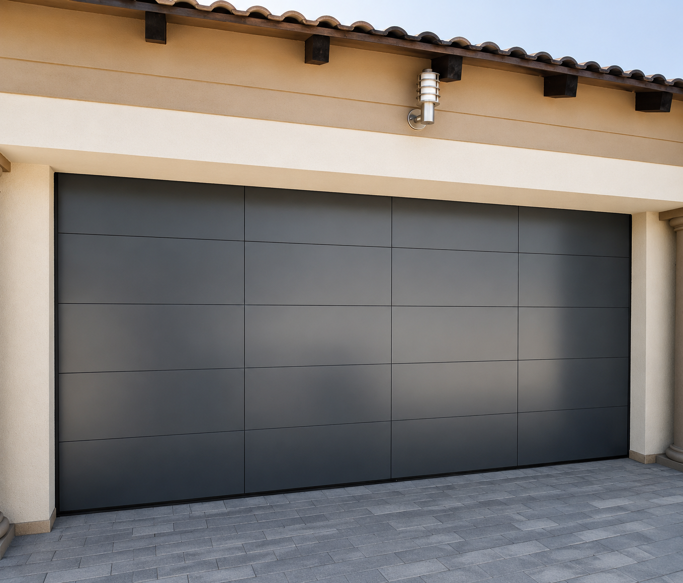 DK02 GridLine Aluminium Garage Door