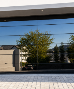 DK16 BlackMirror Aluminium Glass Garage Door