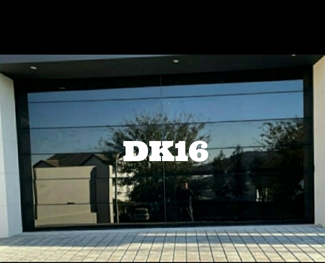 DK16 BlackMirror Aluminium Glass Garage Door - Image 2