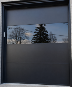SB03 Modern Single Aluminium Garage Door