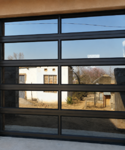 SK10 Single Aluminium Glass Garage Door