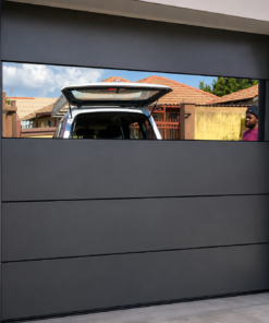 SB06 Modern Single Aluminium Garage Door