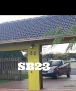 Alternative view of SB23 Modern Mirror Single Garage Door