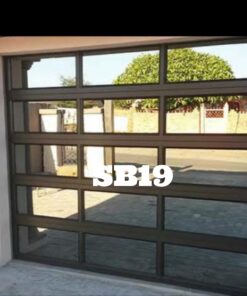 Alternative view of SB19 Aluminium Garage Door