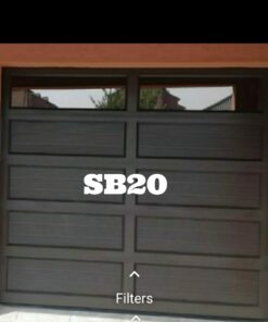 Alternative view of SB20 Aluminium Garage Door
