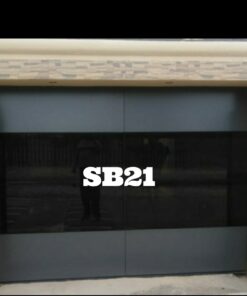 Alternative view of SB21 Aluminium Garage Door
