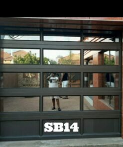 Alternative view of SB14 Single Aluminium Garage Door