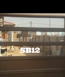 Alternative view of SB12 Single Aluminium Garage Door
