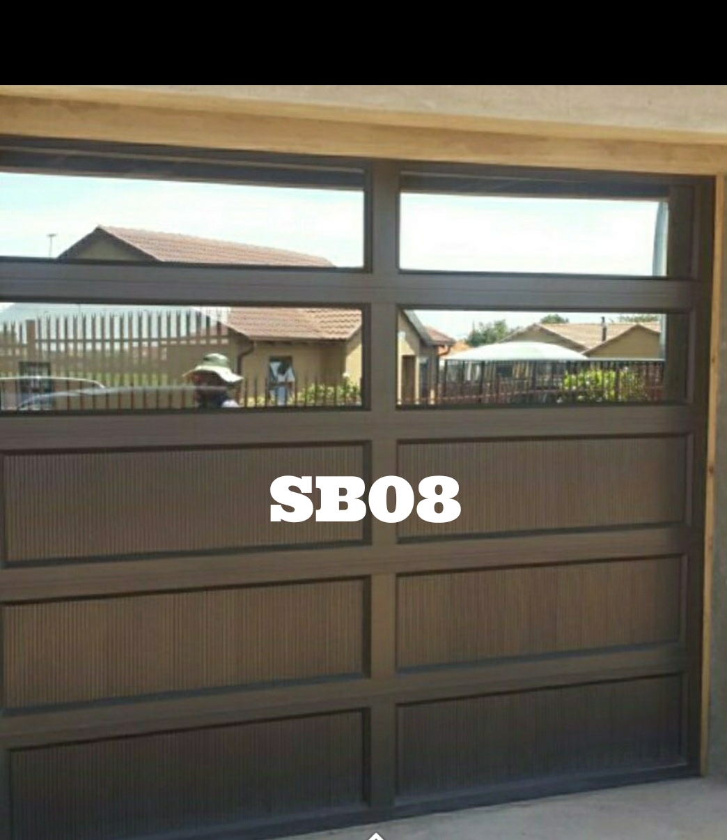 SB08 Single Aluminium Garage Door - Image 2