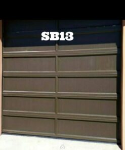Alternative view of SB13 Single Aluminium Garage Door