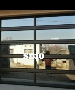 Alternative view of SK10 Single Aluminium Glass Garage Door