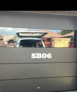 Alternative view of SB06 Modern Single Aluminium Garage Door